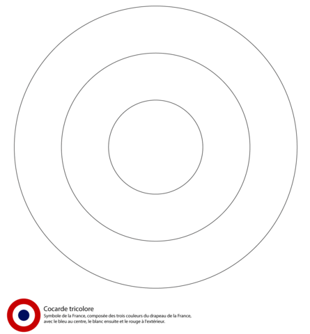 French Roundel Coloring Page